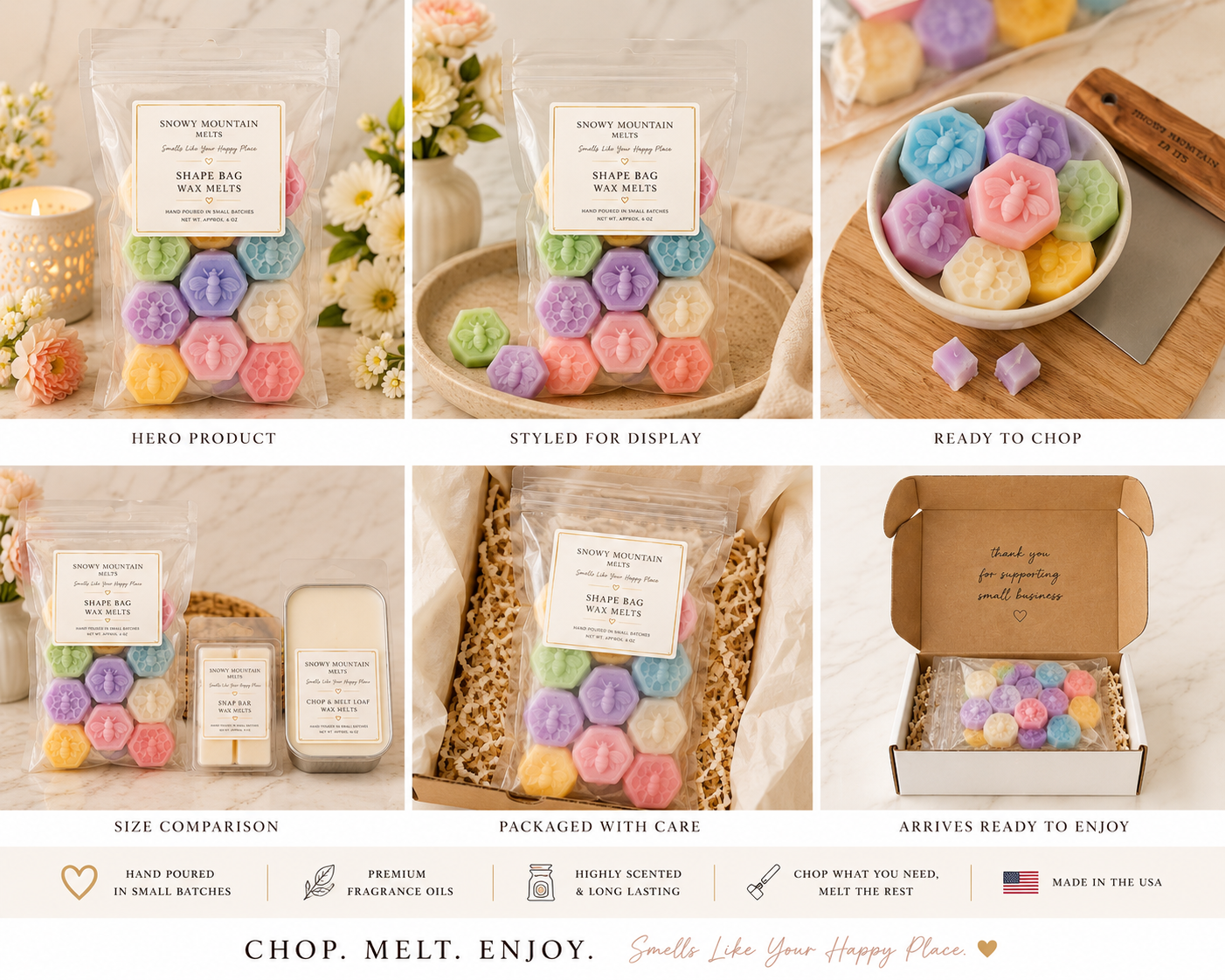 SHAPE MELTS (8-9 ounces )